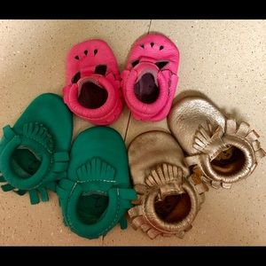 Freshly picked baby moccasins play lot size 2